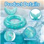 Pukitt Bouée de Sauvetage Bouée Enfant Bague Natation Sirène Bouee Piscine Anneau Gonflable Flotteur Gonflable pour Piscine Gonf
