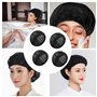 Lot de 4 Filets à Cheveux Réutilisables pour Sommeil - Bonnets en Maille Doux - Protection des Cheveux Bouclés pour Femmes - Pou