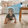 SIMBAILAI 2K 5" Babyphone Caméra Bebe avec Application Telephone,Rotation à 360°,Visiophone avec Alertes Intelligentes,Vision No
