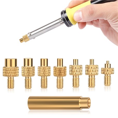 TNEDFOD 8 pcs Pannes de fer à Souder aide à la Fusion pour M2 M2.5 M3 M4 M5 M6 M8 T18