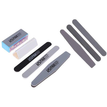 POFET Ensemble d'outils de meulage - Bâtons de polissage pour maquette - Outils de polissage pour nail art