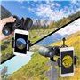 TRAMILY Adaptateur universel pour téléphone portable – Compatible avec jumelles monoculaires télescope et microscope, s'adapte à