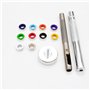 Ensembles Oeillets, 400 pièces 5 mm Kit d'Oeillets Metal Ensembles Oeillets Grommet Kit Oeillet avec 3 pièces d'installation Kit