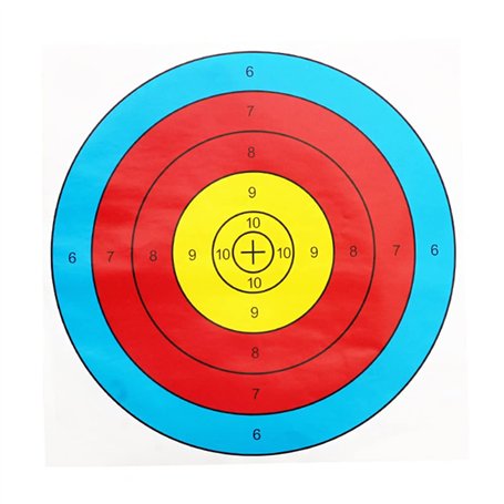 CENPEK Lot de 30 cibles de tir à l'arc en papier pour compétition de tir à l'arc