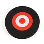 ANCLLO Cible de flèche Ronde en EVA, Cible de flèche de tir à l'arc Portable pour Les Jeunes pour la Pratique du tir Noir