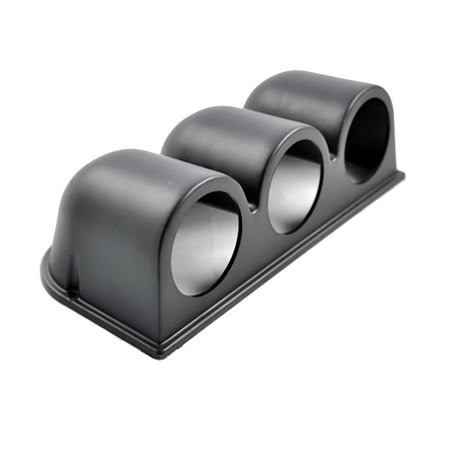 E Support™ 52mm 2" Support Fixation Montage Manometre Tableau trou triple de Bord Jauge Auto ABS Plastique
