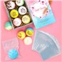 Sacs d'Emballage Thermorétractables Sachet Bonbon Transparent pour Savons Bonbons e