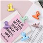 UTMACH 30 Pièces Couleur Pince Bulldogs Métal Charnière Clips Petits Pince de Bouledogue Bulldog Clips Pinces de Papier 30mm pou