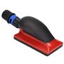 Semme Bloc de ponçage à la poussière pour ponceuse manuelle Orbital 70 x 125 mm Système d'aspiration de la poussière