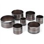 JDCMEI Lot de 7 Outils de Découpe en Cuir, Trou Creux Poinçon Cutter Emporte Piece Rond Ensemble D'outils de Poinçonnage pour Br