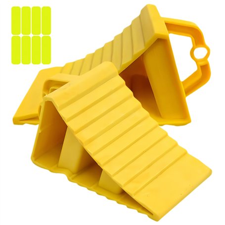 BORDEAG Lot De 2 Cales De Roue avec Poignée