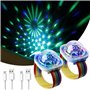 Lot De 2 Mini Boule Disco Usb Lumière De Fête