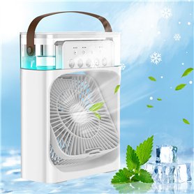 Climatiseur Mobile, Mini Refroidisseur D'air Portable USB, Climatiseur Mobile Silencieux con 3 Velocità, Mini Climatiseur Portab Climatiseur Mobile