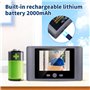 iTenen Judas numériques pour porte avec écran LCD de 2,8 pouces avec microSD de 32 Go, détection de mouvement, vidéophone sans f