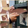 50 Pcs Papiers à Lettres, Enveloppes de Papier Vintage avec 18 Enveloppes/18 Autocollants, Enveloppes de Papier Papeterie pour B