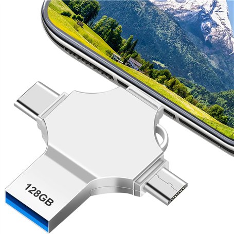 4 in 1 Clé USB 128 GO
