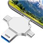 4 in 1 Clé USB 128 GO