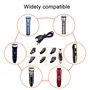 AQSQWQ Chargeur de Rasoir 5V, Câble d'alimentation USB 5 V compatible, 8 fiches USB multifonction, Câble d'Alimentation de Rempl