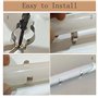QIUMING T6 Led Tube Clips Titulaire T6Tube Fluorescent Accessoires T6 Support de Fluorescent Clips Support Tube Lumineux pour Fi