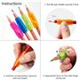 Poignées de Crayon Poignées de Stylo en Silicone Enfants Crayon Poignées Écriture Aide Pencil Grip Ecriture Correction Grips pou
