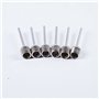 TingDongWei 10 Pcs Aiguille de Pompe en Acier Inoxydable, Pompe à Ballon Aiguilles de gonflage pour Ballon de Football, Basketba