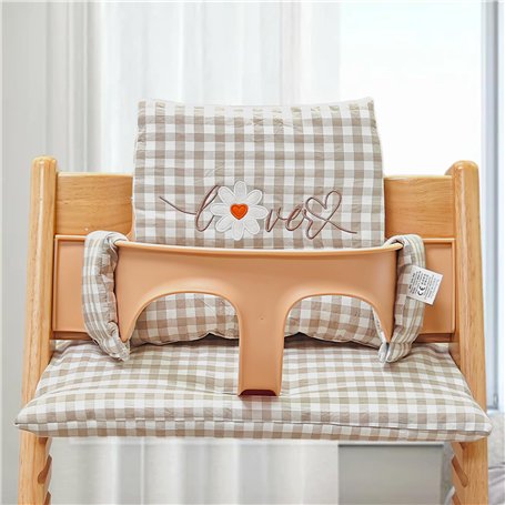 LEKEFETO Coussin d'assise pour chaise haute Stokke Tripp Trapp : ensemble de coussins de chaise haute antidérapants