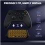 MoKo Clavier Rétro-Éclairage RVB Compatible avec Manette Xbox One, Xbox Series X/S, Clavier Jeu sans Fil avec Récepteur 2,4G & P