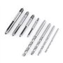 9PCS / Tarauds À Vis Et T En Forme De Clé et Peu De Forage Filetage Taraudage Trousse À Main