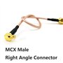 TengKo RG316 SMA Mâle à MCX Câble mâle Plug15cm RF Pigtail Jumper Cable Coaxial Coax Cable Assembly