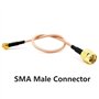 TengKo RG316 SMA Mâle à MCX Câble mâle Plug15cm RF Pigtail Jumper Cable Coaxial Coax Cable Assembly