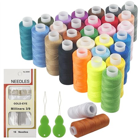 MeoZynxadril 30 Pièces Fil à Coudre Kit