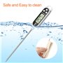 Firschoie 2 pièces Thermomètre de cuisine universel digital, Précision de la sonde alimentaire à 0,1°C avec de longues sondes, T