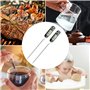 Firschoie 2 pièces Thermomètre de cuisine universel digital, Précision de la sonde alimentaire à 0,1°C avec de longues sondes, T