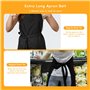 Xpieoyrm 2 Pièces Tablier de Cuisine Etanche, Noir Tablier Réglable avec Poches, Tablier De Cuisine Familiale pour homme et femm