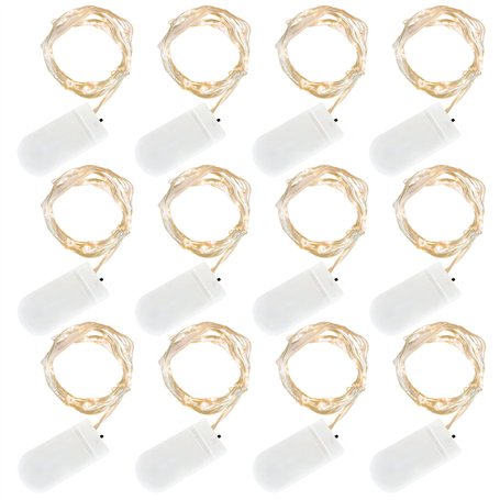 Firschoie 12 Pièces Guirlande Lumineuse à Pile