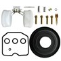 BenTsD Compatible avec le kit de réparation de carburateur 4-Pack Diaphragme flottant utilisé sur Suzuki Bandit 600 GSF600S 1996