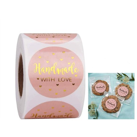 Autocollants "Handmade with Love"