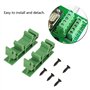 10 Ensembles 35mm PCB DIN C45 Adaptateur de Rail Carte de Montage Support