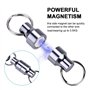 Pêche Magnétique Boucle Fly Pêche Magnétique Clip Net Release Clip Suspendu Titulaire Lanière Clip pour La Pêche Accessoire Outi