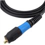 Torche de soudage blindée à gaz, torche MIG MB15AK Euro Standard raccord connecteur 4 m Premium Résistance à la chaleur Torche d