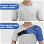 Attelle Epaule, 1 Droite ou Gauche Maintien Epaule pour Articulation AC Tendinite Épaule Dislocation Néoprène Soutien Protege Ep