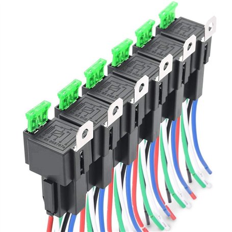 DollaTek 6Pcs 24V 30A Fusible de commutateur de relais de fusible