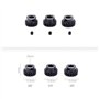 DollaTek 3PCS M0.6 17T-28T Engrenage de Moteur à pignon en métal pour Arbre de 5 mm 1/8 RC Pièces de Rechange de Moteur de Voitu