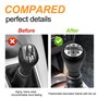 Fousenuk 5 Vitesses Pommeau de Levier de Vitesse, Manuel Pommeau de Vitesse Compatible pour Peugeot 106 107 207 301 307 308 407