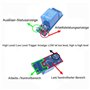 GERUI Lot de 10 modules relais 5 V 1 canal contacteur télérupteur - Trigger bas niveau pour PIC AVR DSP ARM MCU - Compatible ave