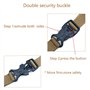 Alnicov Lot de 4 sangles de sac à dos réglables et robustes avec boucle à dégagement rapide pour le camping en plein air ou une