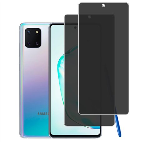 KELOLIN [2 pièces] Anti Espion Verre Trempé Protection écran Pour Samsung Galaxy Note 10 Lite 9H Dureté