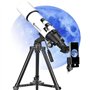 télescope réfractif de 600mm d'ouverture de 80mm pour Enfants et débutants