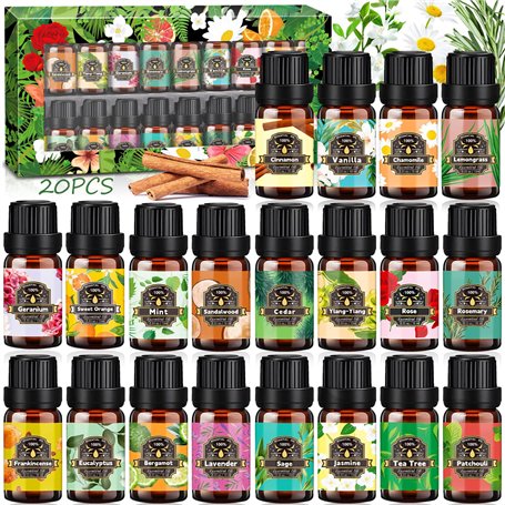 ZZXLOPEZ Ensemble D'huiles Essentielles