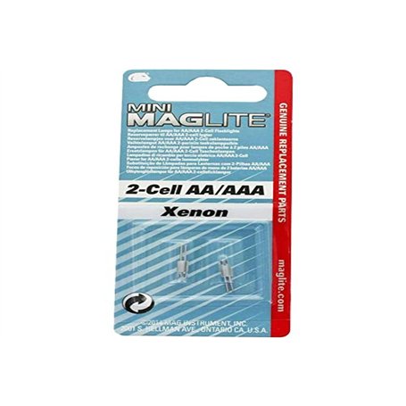 Mag-Lite Lot de 2 Ampoules Xenon pour Mini AA / AAAl
